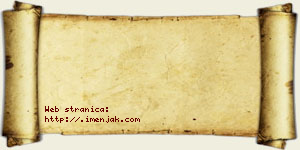 Jovana Kaić vizit kartica